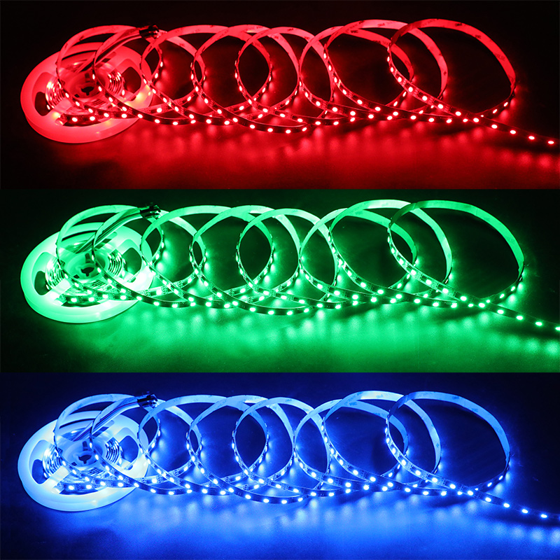 External LB1908 IC Individually Addressable 12V RGB LED Strip 60LEDs/m External LB1908 IC Individually Addressable 12V RGB LED Strip 60LEDs/m